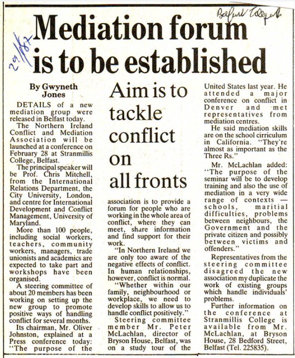 Belfast Telegraph, 29 January 1987